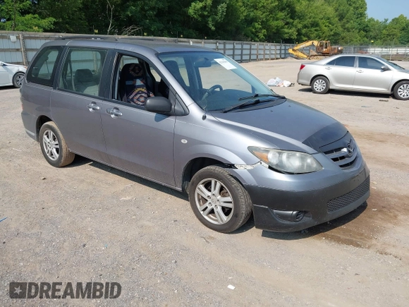 2004 Mazda MPV LX with VIN JM3LW28AX40500247, listed as a IAAI auction lot 42545659 with 255,316 mi miles and . Bid and sale history available at DreamBid. Image 1.