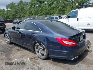 2012 Mercedes-Benz CLS-Class CLS 63 AMG with VIN WDDLJ7EB2CA056734, listed as a IAAI auction lot 40153018 with 34,476 mi miles. Bid and sale history available at carsss.com. Image 3.
