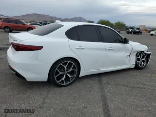 2018 Alfa Romeo Giulia with VIN ZARFAEBN3J7594479, listed as a Copart auction lot 78961274 with 43,391 mi miles and Salvage Title. Bid and sale history available at carsss.com. Image 3.