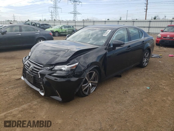 2016 Lexus GS 350 with VIN JTHCZ1BL5GA002815, listed as a Copart auction lot 65389184 with 63,727 mi miles and Salvage Title. Bid and sale history available at carsss.com. Image 1.
