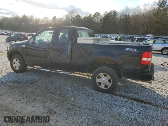 2005 Ford F-150 STX with VIN 1FTRX14WX5NA53841, listed as a Copart auction lot 89289015 with 243,460 mi miles and Salvage Title. Bid and sale history available at carsss.com. Image 2.
