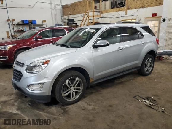2016 Chevrolet Equinox LTZ with VIN 2GNFLGEK1G6358074, listed as a Copart auction lot 46803745 with 114,601 mi miles and Salvage Title. Bid and sale history available at carsss.com. Image 1.