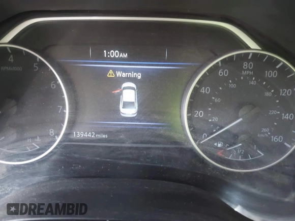 2017 Nissan Maxima SV with VIN 1N4AA6AP1HC361432, listed as a IAAI auction lot 40678665 with 139,442 mi miles and . Bid and sale history available at DreamBid. Image 7.