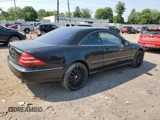 2001 Mercedes-Benz CL AMG z VIN WDBPJ73J61A011135, wystawiony jako Copart lot #59703305 z przebiegiem Nie podano mil oraz Czysty tytuł • Clean title. Historia ofert i sprzedaży dostępna na DreamBid. Obrazek 3.