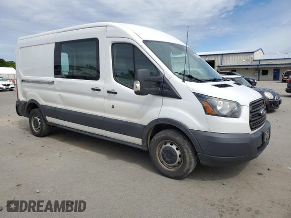 2015 Ford Transit with VIN 1FTNR2CV0FKA63935, listed as a Copart auction lot 58589985 with 190,246 mi miles and Salvage title. Bid and sale history available at DreamBid. Image 4.