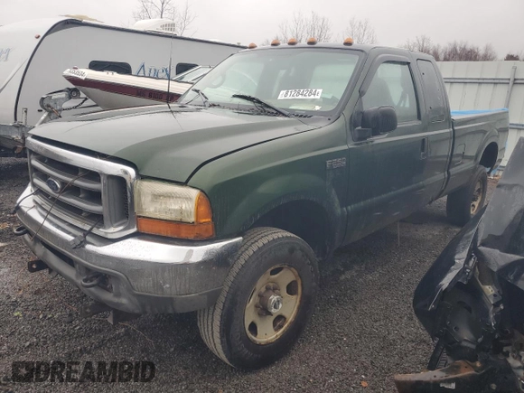 1999 Ford F-350 with VIN 1FDSX34SXXEC92136, listed as a Copart auction lot 81284284 with 448,513 mi miles and Non repairable. Bid and sale history available at DreamBid. Image 1.