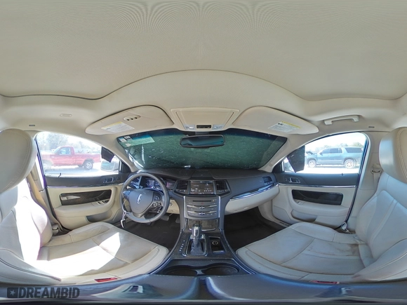 2014 Lincoln MKS with VIN 1LNHL9DKXEG602280, listed as a Copart auction lot 48932415 with 141890 miles and Salvage Title. Bid and sale history available at carsss.com. Image 15.