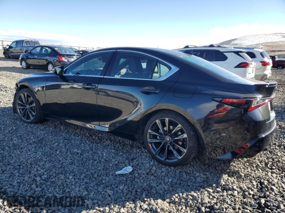2023 Lexus IS 350 F Sport with VIN JTHGZ1E25P5031776, listed as a Copart auction lot 45744285 with 13,190 mi miles and Salvage title. Bid and sale history available at DreamBid. Image 2.