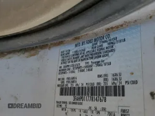 2007 Ford Fusion SE with VIN 3FAHP01177R147678, listed as a Copart auction lot 50659915 with 0 mi miles and Non Repairable. Bid and sale history available at carsss.com. Image 12.