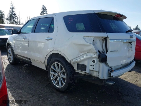 2016 Ford Explorer Limited with VIN 1FM5K8F89GGC20293, listed as a IAAI auction lot 41999584 with 90,840 mi miles. Bid and sale history available at carsss.com. Image 3.