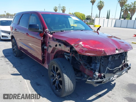 2019 Dodge Durango GT with VIN 1C4RDJDGXKC780938, listed as a IAAI auction lot 42603051 with 55,951 mi miles and . Bid and sale history available at DreamBid. Image 1.