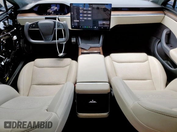 2022 Tesla Model S с VIN 5YJSA1E50NF492117, выставлен на аукционе Copart как лот 54307855 с пробегом 42 940 миль миль и Списание • Salvage title. История ставок и продаж доступна на DreamBid. Изображение 8.