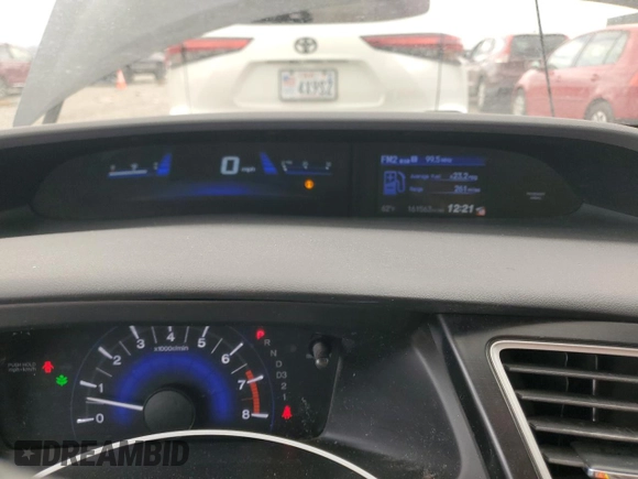 2013 Honda Civic LX with VIN 19XFB2F55DE228267, listed as a Copart auction lot 49819905 with 161,563 mi miles and Salvage Title. Bid and sale history available at DreamBid. Image 9.