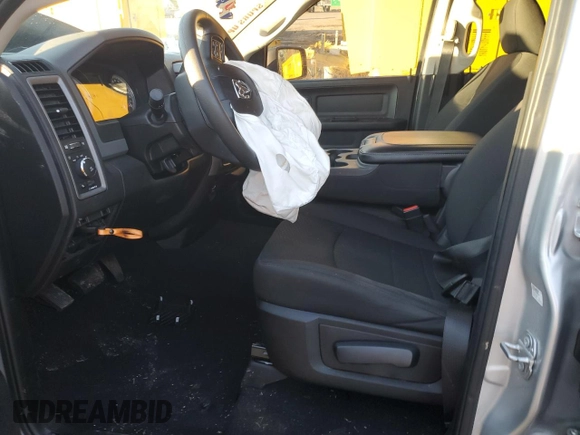 2019 Ram 1500 Classic Tradesman with VIN 1C6RR6FT5KS579647, listed as a Copart auction lot 87360454 with 0 mi miles and Salvage Title. Bid and sale history available at carsss.com. Image 7.