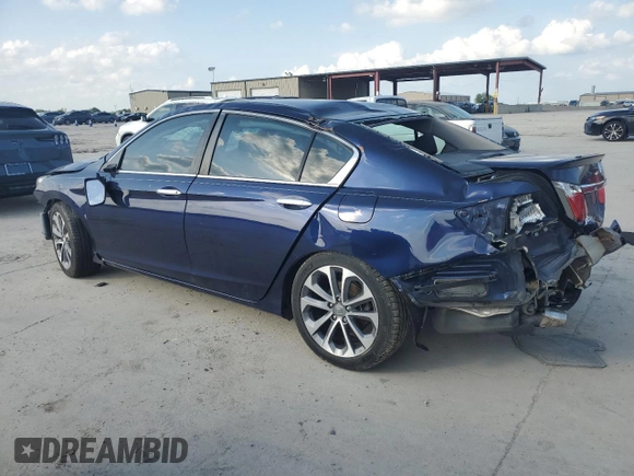 2013 Honda Accord Sport with VIN 1HGCR2F5XDA216408, listed as a Copart auction lot 54956235 with 151,112 mi miles and Salvage Title. Bid and sale history available at DreamBid. Image 2.