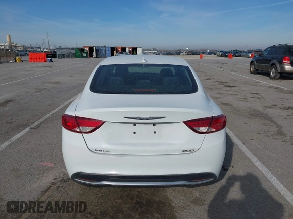 2016 Chrysler 200 Limited with VIN 1C3CCCAB1GN122910, listed as a IAAI auction lot 41836657 with 109,182 mi miles. Bid and sale history available at carsss.com. Image 16.