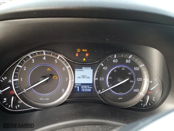 2019 Infiniti QX80 LUXE with VIN JN8AZ2NF3K9681793, listed as a Copart auction lot 49930475 with 83,923 mi miles and Salvage Title. Bid and sale history available at carsss.com. Image 9.