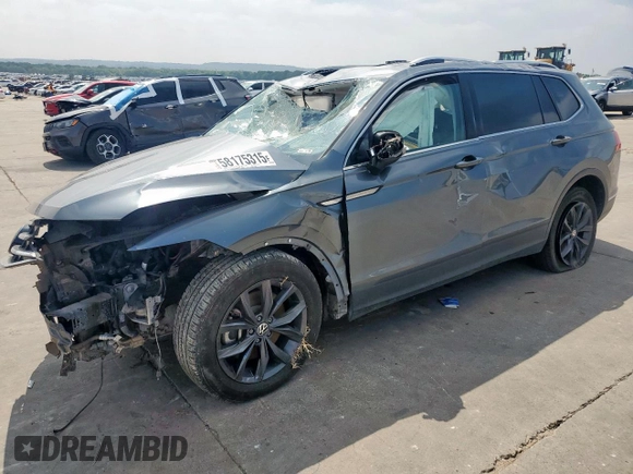 2022 Volkswagen Tiguan SE с VIN 3VV3B7AX4NM013013, выставлен на аукционе Copart как лот 58175315 с пробегом Не указан миль и Списание • Salvage title. История ставок и продаж доступна на DreamBid. Изображение 1.
