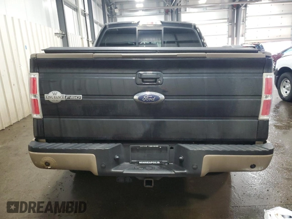 2013 Ford F-150 XL with VIN 1FTFW1ET5DKE93220, listed as a Copart auction lot 47143335 with 138,712 mi miles and Salvage Title. Bid and sale history available at carsss.com. Image 6.