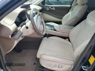2022 Genesis GV80 z VIN KMUHCESC8NU100536, wystawiony jako Copart lot #56201335 z przebiegiem 23 427 mil mil oraz Szkody całkowita. Historia ofert i sprzedaży dostępna na DreamBid. Obrazek 7.