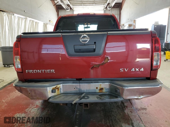 2011 Nissan Frontier Pro-4X with VIN 1N6AD0EV2BC400945, listed as a Copart auction lot 58693635 with 122,209 mi miles and Salvage title. Bid and sale history available at DreamBid. Image 6.