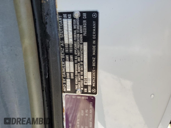 1989 Mercedes-Benz 560 SL z VIN WDBBA48D0KA098625, wystawiony jako Copart lot #73863784 z przebiegiem 30 648 mil mil oraz Szkoda całkowita • Salvage title. Historia ofert i sprzedaży dostępna na DreamBid. Obrazek 13.