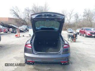 2021 Kia Stinger GT2 with VIN KNAE55LC0M6088347, listed as a IAAI auction lot 41503919 with 113,823 mi miles. Bid and sale history available at carsss.com. Image 17.