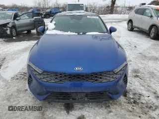 2021 Kia K5 EX with VIN 5XXG34J27MG028055, listed as a Copart auction lot 43933715 with 83,989 mi miles and Salvage Title. Bid and sale history available at carsss.com. Image 5.