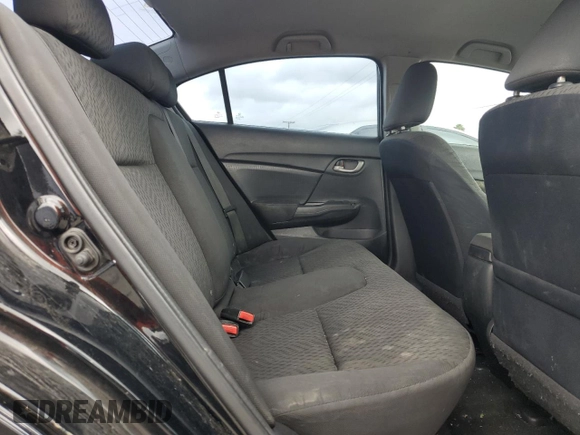 2015 Honda Civic Sedan LX with VIN 19XFB2E52FE109354, listed as a Copart auction lot 49101105 with 279,321 mi miles and Clean Title. Bid and sale history available at carsss.com. Image 10.