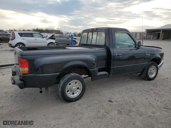 1996 Ford Ranger XL with VIN 1FTCR10AXTPA42589, listed as a Copart auction lot 44038635 with 332,201 mi miles and Salvage Title. Bid and sale history available at carsss.com. Image 3.