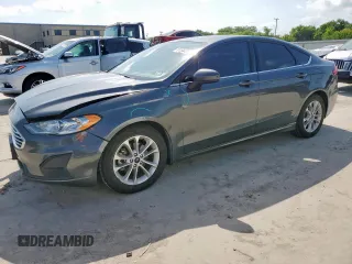 2020 Ford Fusion SE with VIN 3FA6P0HD4LR252793, listed as a Copart auction lot 61360225 with 55,547 mi miles and Salvage title. Bid and sale history available at DreamBid. Image 1.