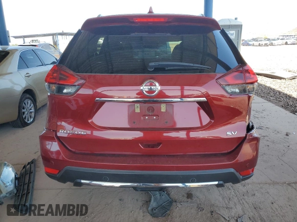 2019 Nissan Rogue SV with VIN 5N1AT2MT9KC766964, listed as a Copart auction lot 52125925 with 153,435 mi miles and Salvage Title. Bid and sale history available at DreamBid. Image 6.