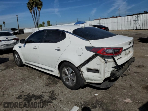 2014 Kia Optima Hybrid LX with VIN KNAGM4AD8E5076858, listed as a Copart auction lot 75870054 with 140,844 mi miles and Salvage Title. Bid and sale history available at carsss.com. Image 2.
