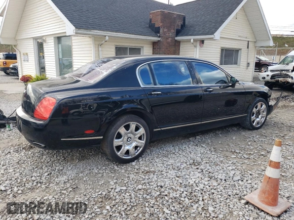 2008 Bentley Flying Spur with VIN SCBBR93W48C054384, listed as a Copart auction lot 79946844 with 43,759 mi miles and Salvage Title. Bid and sale history available at DreamBid. Image 3.