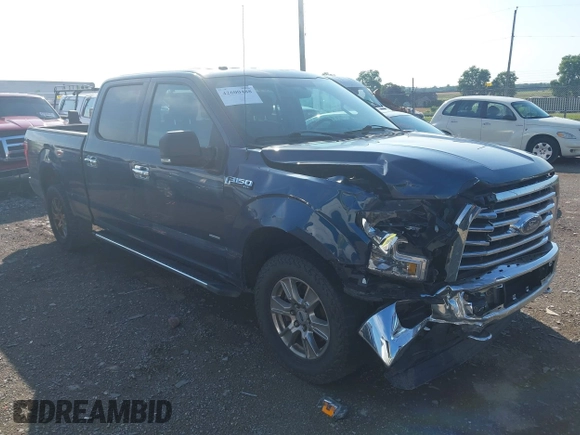 2016 Ford F-150 XLT with VIN 1FTFW1EG0GFA51476, listed as a IAAI auction lot 42600488 with 141,559 mi miles and . Bid and sale history available at DreamBid. Image 1.