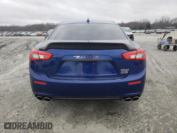 2015 Maserati Ghibli with VIN ZAM57XSA6F1146160, listed as a Copart auction lot 44799404 with 72,896 mi miles. Bid and sale history available at carsss.com. Image 6.