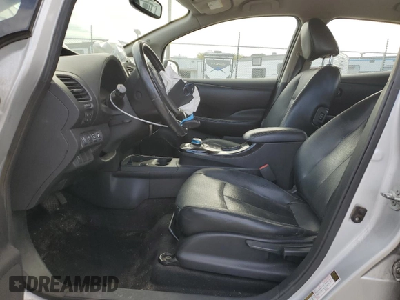 2015 Nissan LEAF SL with VIN 1N4AZ0CP3FC326441, listed as a Copart auction lot 50763835 with 120,373 mi miles and Salvage title. Bid and sale history available at DreamBid. Image 7.