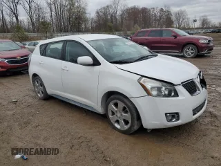 2009 Pontiac Vibe w/1SB with VIN 5Y2SP67029Z478037, listed as a Copart auction lot 78593424 with 217,228 mi miles and Clean Title. Bid and sale history available at carsss.com. Image 4.