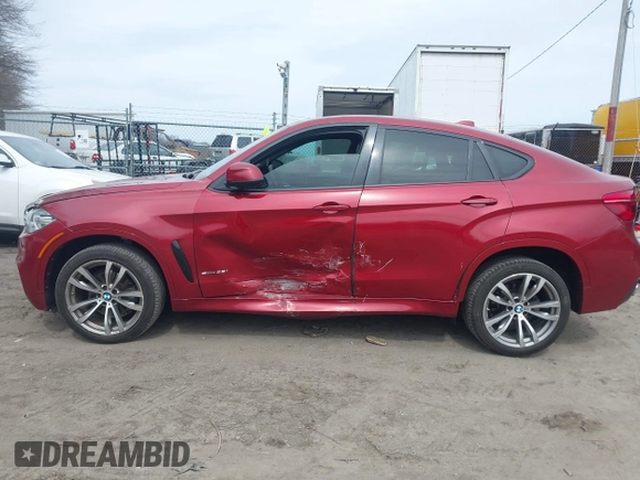 2016 BMW X6 sDrive35i with VIN 5UXKU0C52G0F93330, listed as a IAAI auction lot 41899939 with 126,404 mi miles. Bid and sale history available at carsss.com. Image 14.