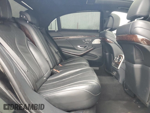 2018 Mercedes-Benz S 560 with VIN WDDUG8GB7JA402912, listed as a Copart auction lot 43578855 with 139,267 mi miles and Clean Title. Bid and sale history available at carsss.com. Image 10.