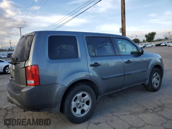 2013 Honda Pilot LX with VIN 5FNYF3H22DB014062, listed as a Copart auction lot 45481404 with 144,141 mi miles and Salvage title. Bid and sale history available at DreamBid. Image 3.
