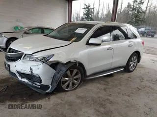 2014 Acura MDX Advance with VIN 5FRYD4H89EB032140, listed as a IAAI auction lot 41550091 with 62,377 mi miles and . Bid and sale history available at carsss.com. Image 2.