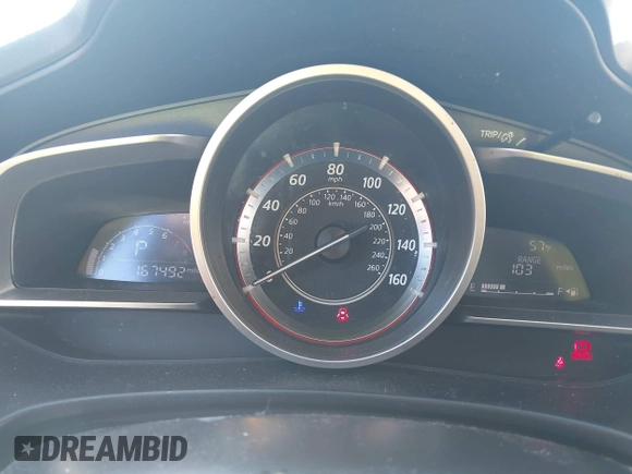 2016 Mazda 3 i Sport with VIN 3MZBM1K70GM268869, listed as a IAAI auction lot 41445402 with 167,492 mi miles and . Bid and sale history available at DreamBid. Image 7.