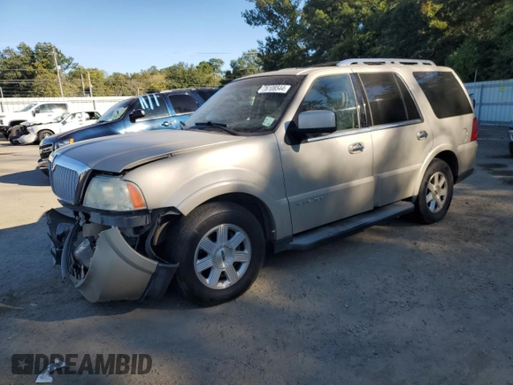 2005 Lincoln Navigator Luxury with VIN 5LMFU28505LJ09857, listed as a Copart auction lot 76108544 with 235,889 mi miles and Salvage Title. Bid and sale history available at carsss.com. Image 1.