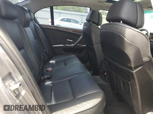 2008 BMW 5 Series 535i with VIN WBANW13598CZ78604, listed as a Copart auction lot 52450455 with 109,024 mi miles and Clean Title. Bid and sale history available at carsss.com. Image 10.