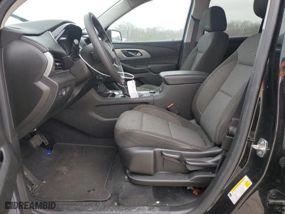 2021 Chevrolet Traverse LS with VIN 1GNERFKWXMJ160216, listed as a Copart auction lot 44909275 with 114,667 mi miles and Salvage Title. Bid and sale history available at carsss.com. Image 7.