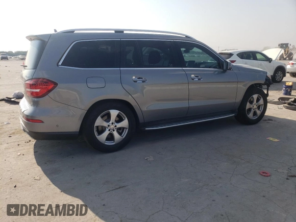 2017 Mercedes-Benz GLS 450 with VIN 4JGDF6EE4HA743351, listed as a Copart auction lot 66162194 with 74,478 mi miles and Salvage Title. Bid and sale history available at DreamBid. Image 3.