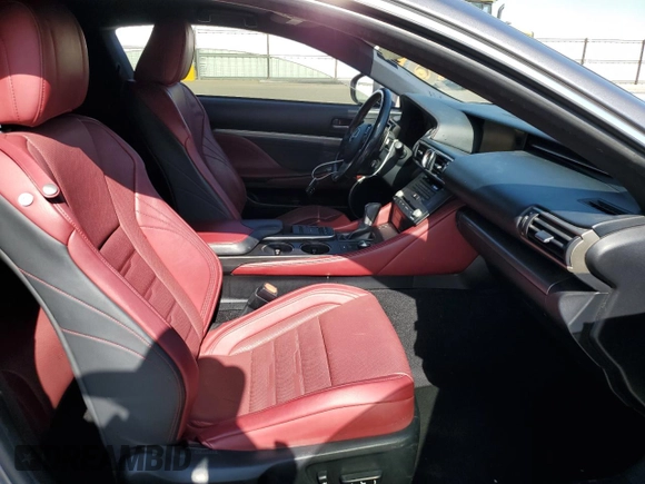 2016 Lexus RC 350 F Sport with VIN JTHHE5BC6G5012495, listed as a Copart auction lot 58546685 with 136,405 mi miles and Salvage title. Bid and sale history available at DreamBid. Image 7.