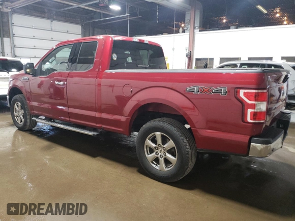 2018 Ford F-150 XL with VIN 1FTEX1EB5JKG11021, listed as a Copart auction lot 56279835 with 72,232 mi miles and Salvage title. Bid and sale history available at DreamBid. Image 2.