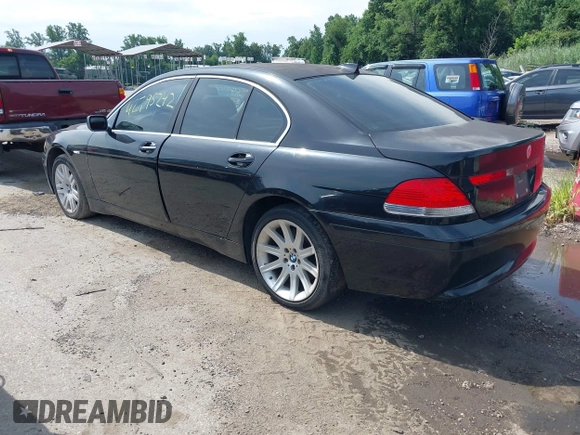 2005 BMW 7 Series 745i with VIN WBAGL63545DP75723, listed as a IAAI auction lot 42795242 with 173,215 mi miles and . Bid and sale history available at DreamBid. Image 3.